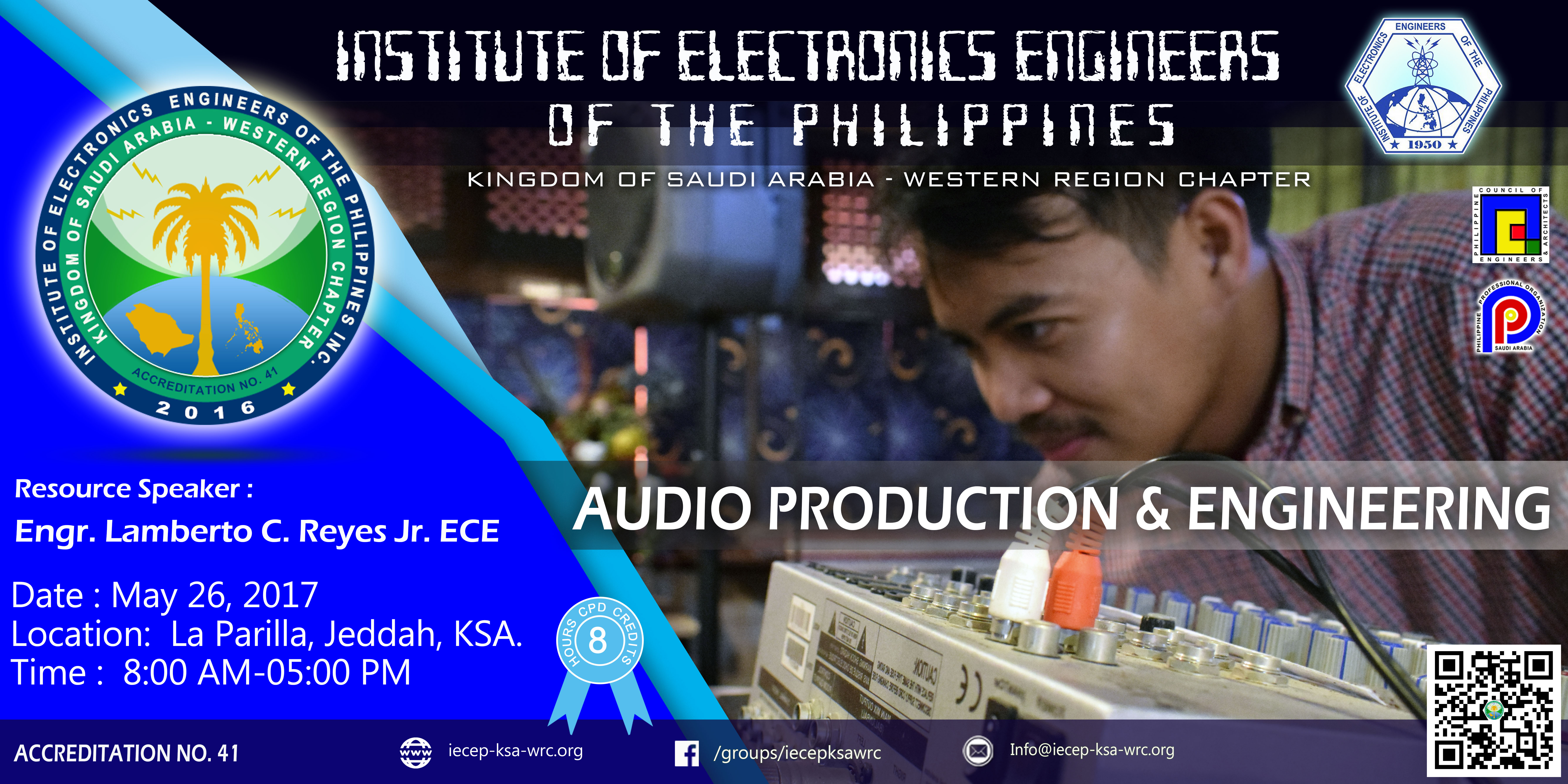 Registration – Audio Production & Engineering