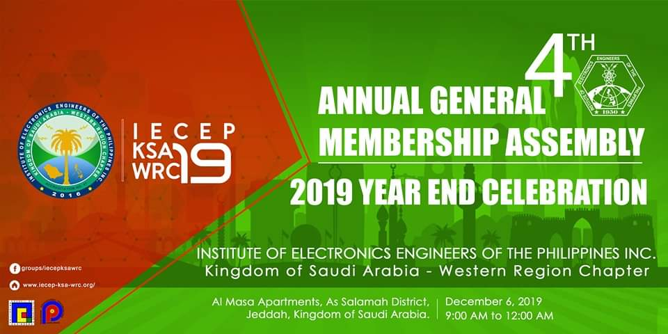 4th Annual General Membership Assembly and 2019 Year End Celebration
